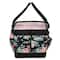 Everything Mary Black & Floral Deluxe Store & Tote Craft Organizer